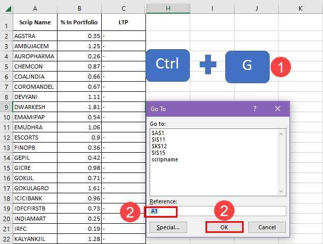 how-to-go-to-cell-a1-in-excel-7-best-methods-you-should-know-on-sheets