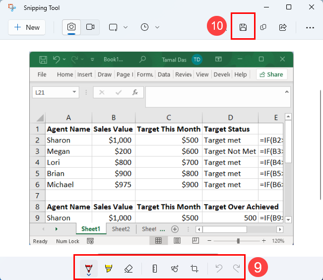 How To Take A Screenshot Of An Excel Sheet [7 Methods] – On Sheets