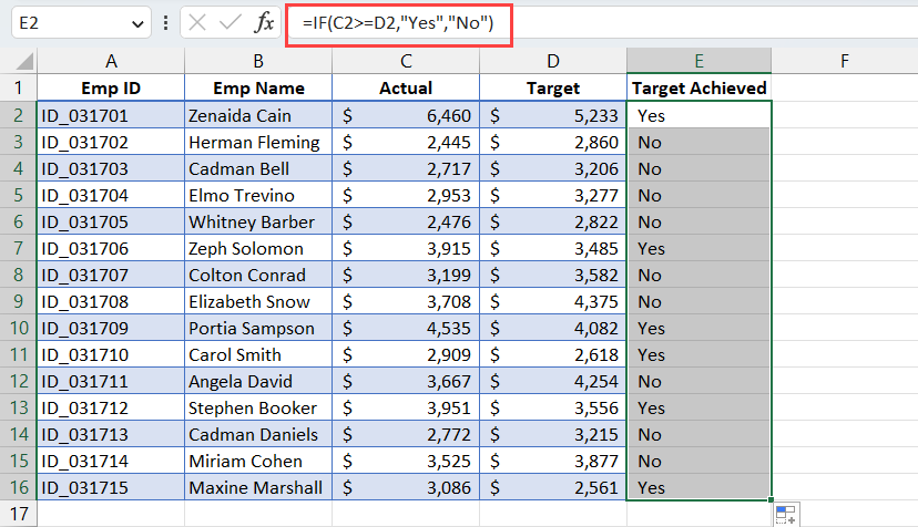 how-to-count-yes-and-no-in-excel-10-ways-on-sheets