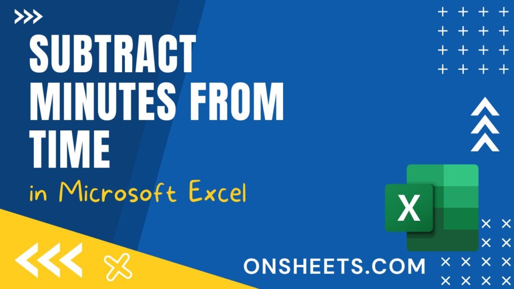 excel-subtract-30-minutes-from-time