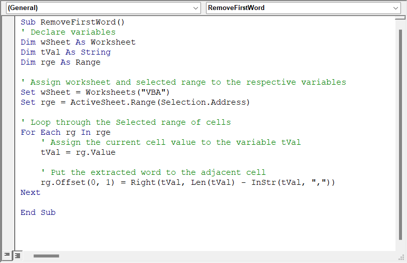 how-to-remove-the-first-word-in-excel-9-best-ways-on-sheets