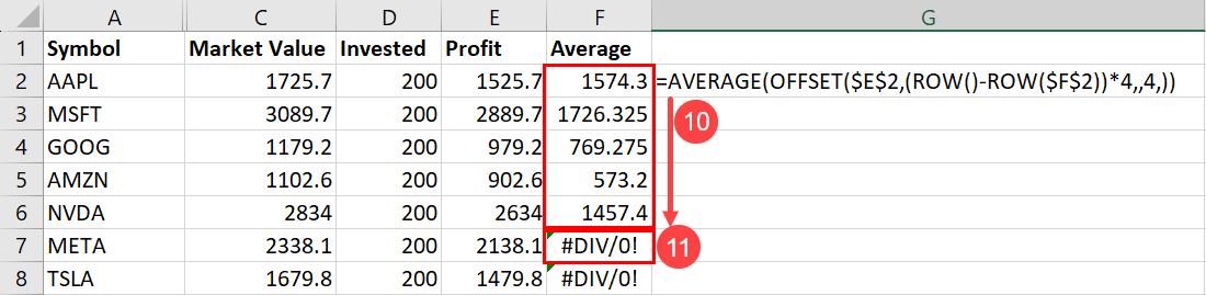 how-to-average-every-nth-cell-in-excel-3-ways-on-sheets