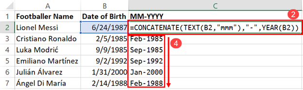 how-to-convert-a-date-to-month-and-year-in-excel-6-best-methods-on