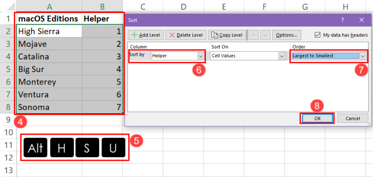 How to Reverse Order in Excel: 5 Effortless Methods – On Sheets