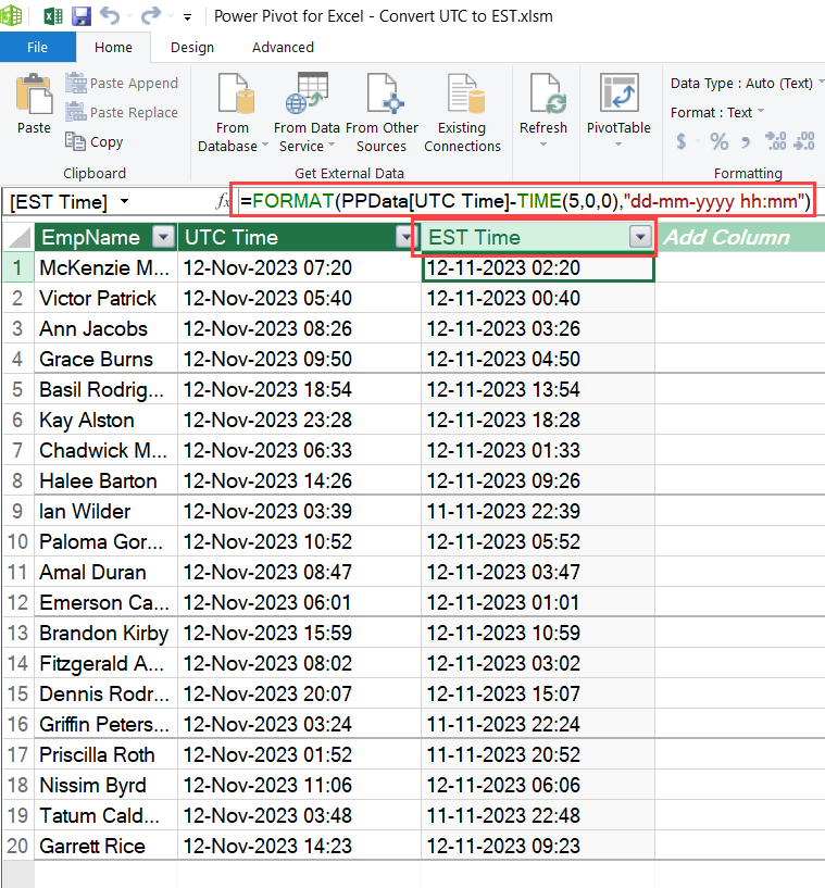 How to Convert UTC time to EST in Excel 6 Ways On Sheets